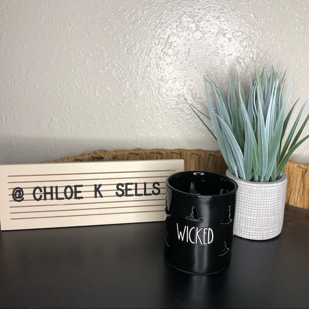 Rae Dunn WICKED Candle Holder.